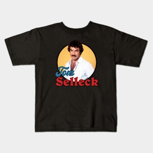 Tom Selleck Retro Man Kids T-Shirt
